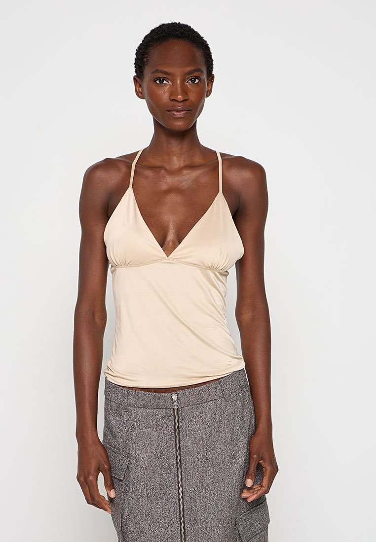 Samsøe Samsøe Top lichtbruin