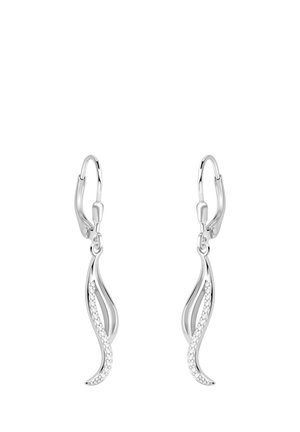 CURVED - Øreringe - silver coloured