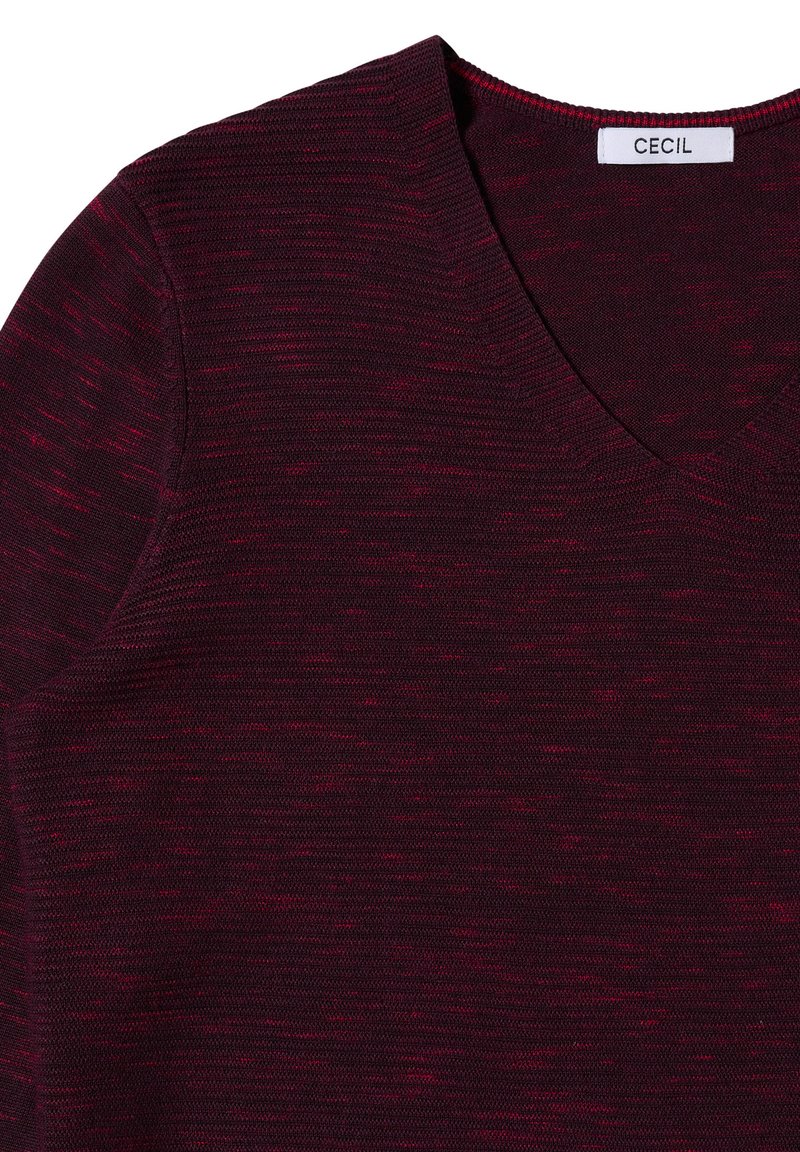 Cecil Strickpullover rot/dunkelrot Zalando