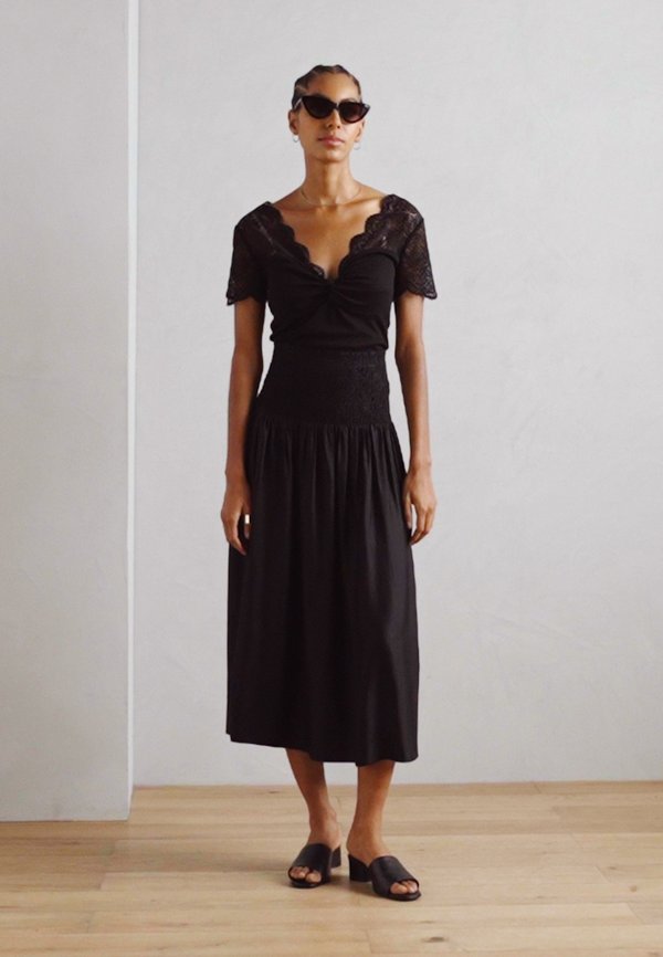 DENNY - Print T-shirt - noir3