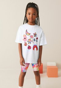 Next SET - Shortsit - pink white