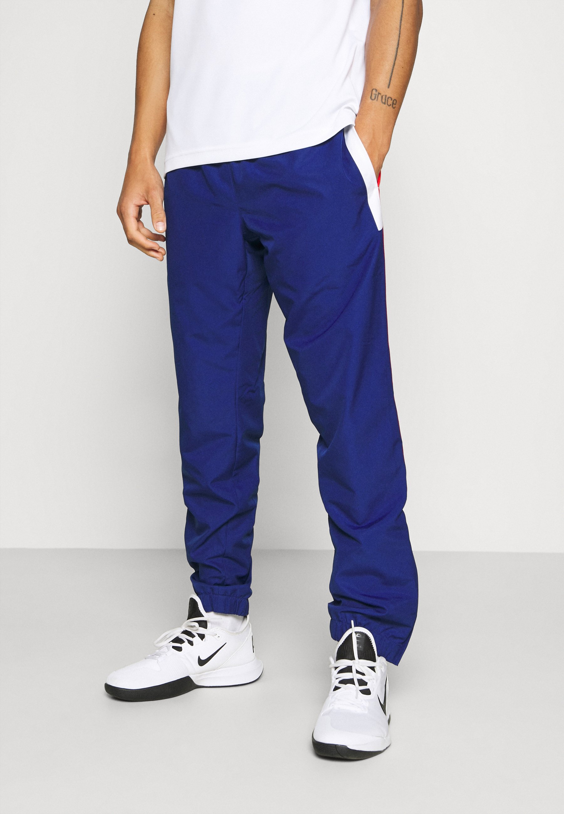bas lacoste bleu