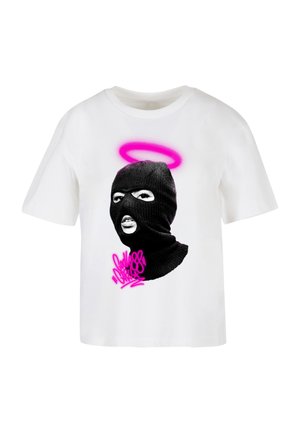 Mister Tee, GODLESS GIRL 2.0 TEE - T-shirt print - white