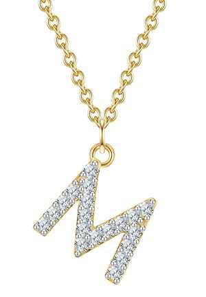 BUCHSTABE M - Halskette - gold-coloured