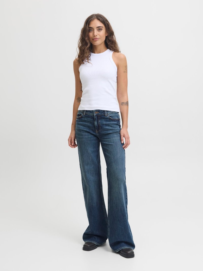 Jean Droit Femme Devout Taille 10 Longueur 34 Délavé Bleu Foncé - Occasion TB état