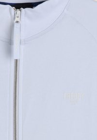 Freddy COMFORT FIT CON COLLO  - Felpa con zip - bianco