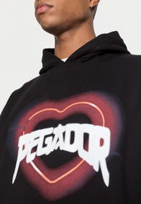 Pegador Felpa con cappuccio - black