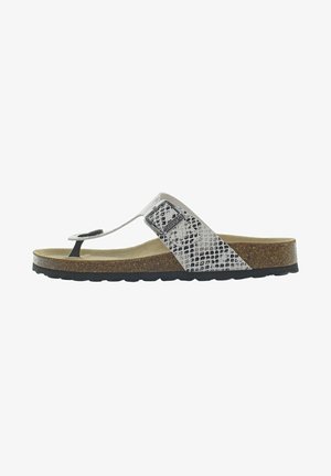THONG - T-bar sandals - white