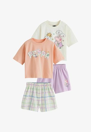 Next, REGULAR FIT - PURPLE/ ECRU PEPPA PIG SHORT PYJAMAS 2 PACK . - Pigiama - multi