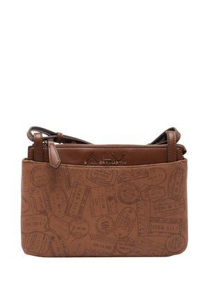 A SPALLA - Borsa a tracolla - tan passport