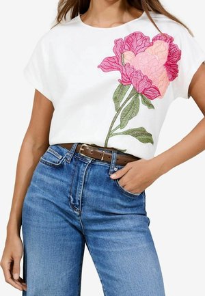 T-Shirt print - white
