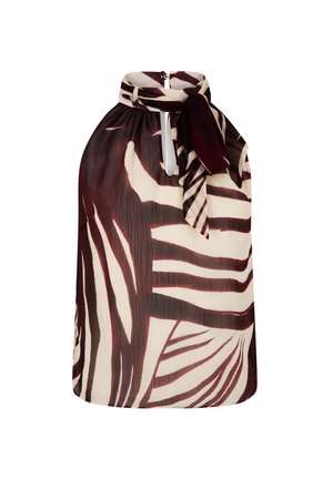 Morgan, MORGAN MORGAN PLEATED TOP WITH LAVALLIÈRE NECK - Bluse - multicolore