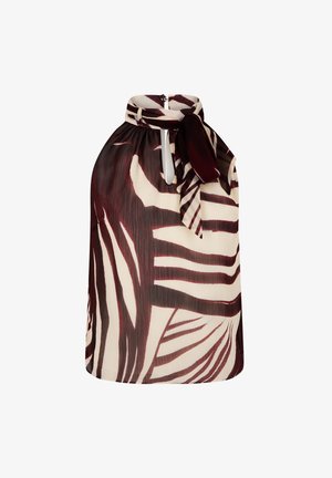 Morgan, MORGAN MORGAN PLEATED TOP WITH LAVALLIÈRE NECK - Blouse - multicolore
