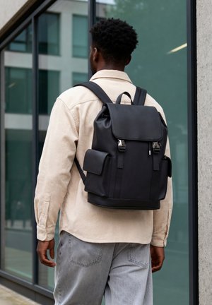 FAWLER, FIBRON - Tagesrucksack - black