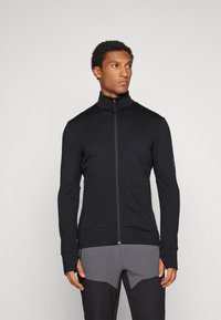 icebreaker - MID WEIGHT QUANTUM ZIP - Zip-up sweatshirt - black Thumbnail Image 1