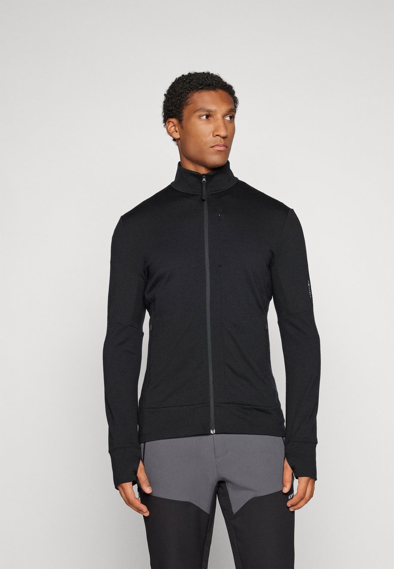 icebreaker - MID WEIGHT QUANTUM ZIP - Zip-up sweatshirt - black, Enlarge