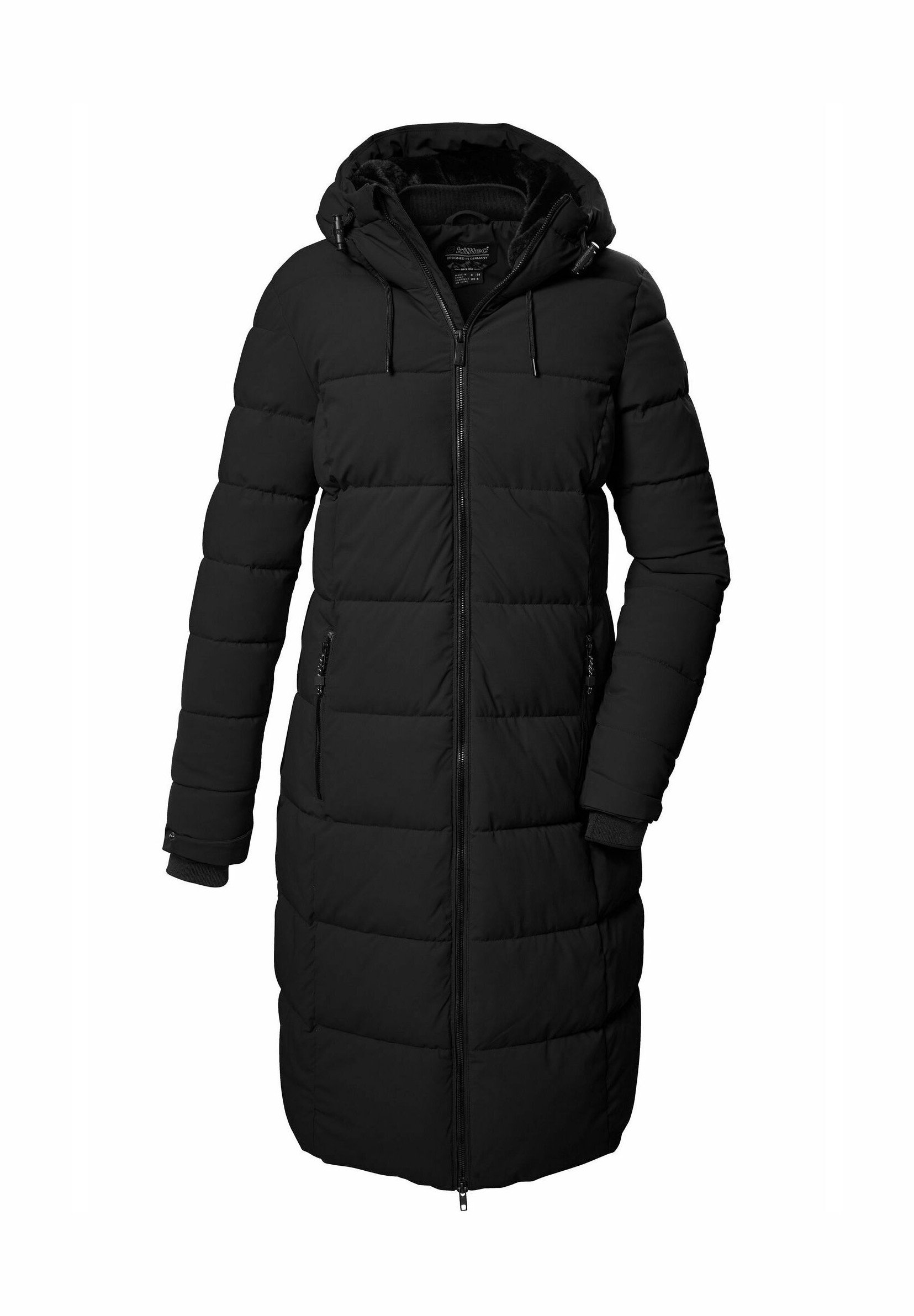 Killtec FUNKTIONSMANTEL MIT KAPUZE Wintermantel schwarz Zalando