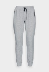 TROUSERS SUPER IN STRETCH TERRY - Calças de fato de treino - grey melange medium