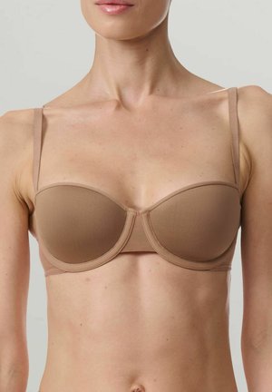 SHEER OPAQUE BANDEAU - Bügel BH - macchiato