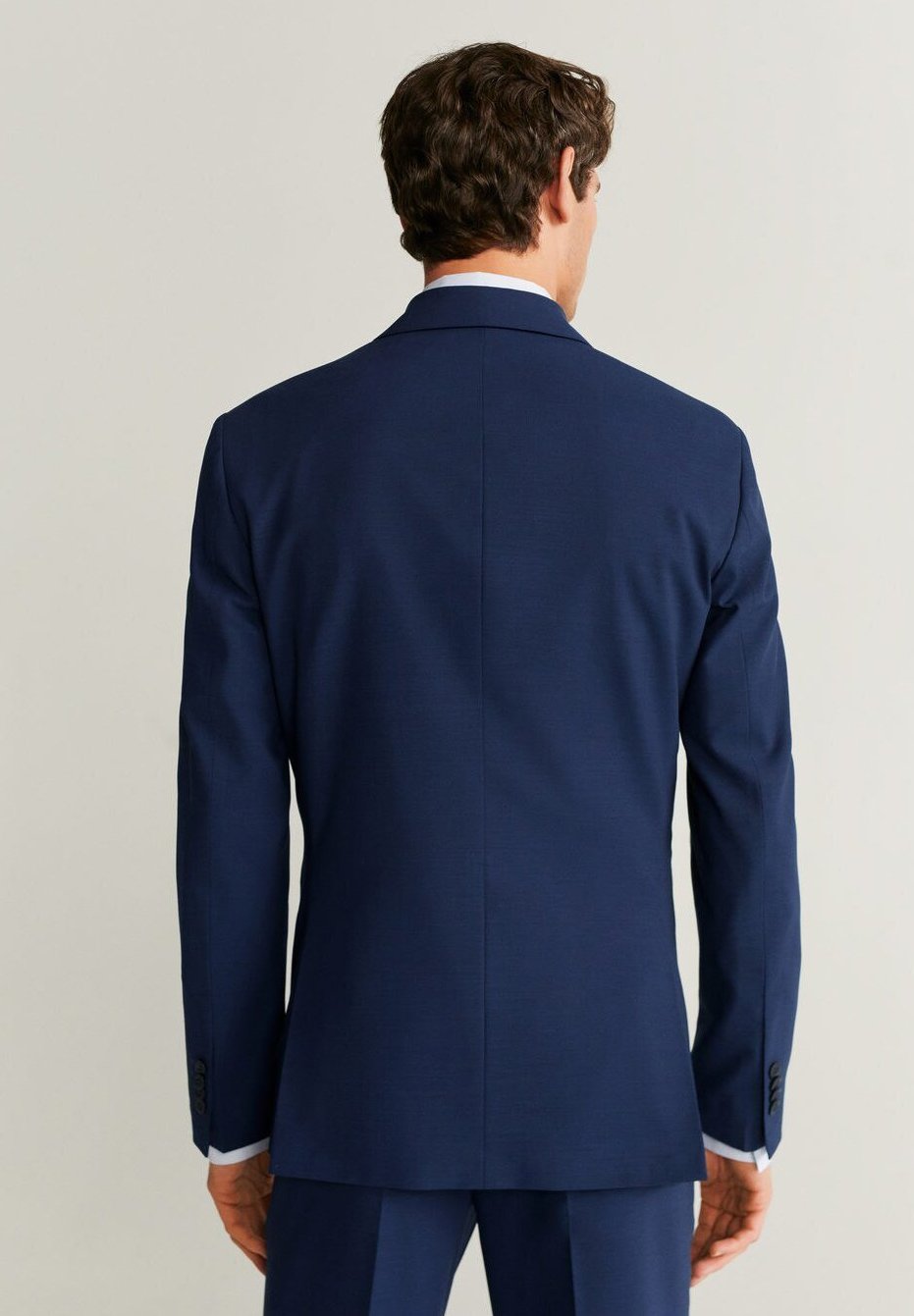 Mango SLIM FIT ANZUGJACKE AUS WOLLSTOFF Dressjakke Mango SLIM FIT ANZUGHOSE AUS WOLLSTOFF - Dressbukse - tintenblau