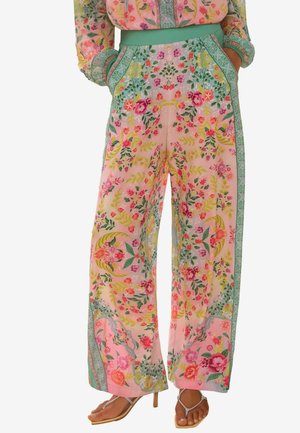 WIDE LEG PRINTED - Kalhoty - pink