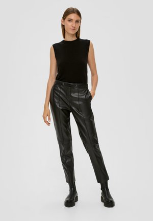 s.Oliver BLACK LABEL, REGULAR - Stoffhose - schwarz