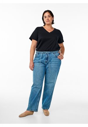 Zizzi, Džínsy s rovným strihom - blue denim