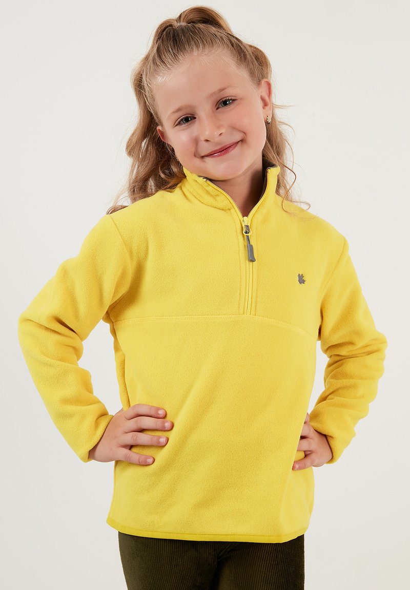 LELA REGULAR FIT - Felpa in pile - yellow