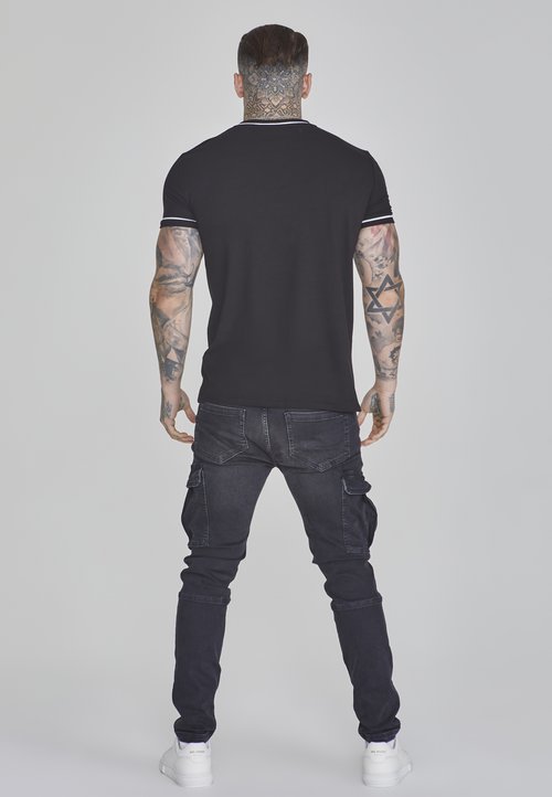 SIKSILK FLORAL PRINT - T-shirt imprimé - navy/bleu marine