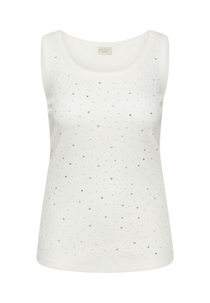 Kaffe Curve CARINA RHINESTONE - Felső - chalk