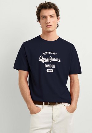 Pepe Jeans, PEPE JEANS PRINT T-SHIRT JIMMY TEE - Majica kratkih rukava s printom - deep sea blue