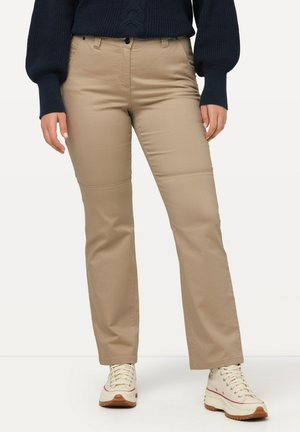 Straight leg jeans - beige