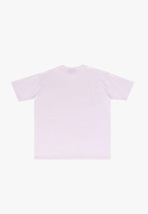 White cotton t-shirt with short sleeves, a crew neckline, and a plain back. Smooth texture and minimal design with no visible logos or patterns.