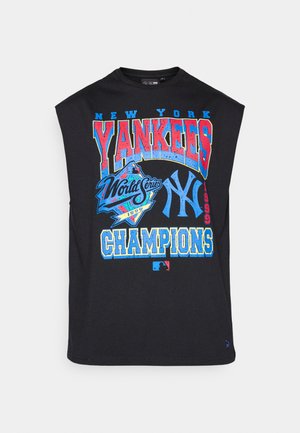 New Era, MLB NEW YORK YANKEES SLEEVELESS GRAPHIC TEE - Printtipaita - black