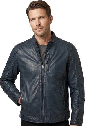 Lederjacken24, ELDOR-2 - Lederjacke - navy