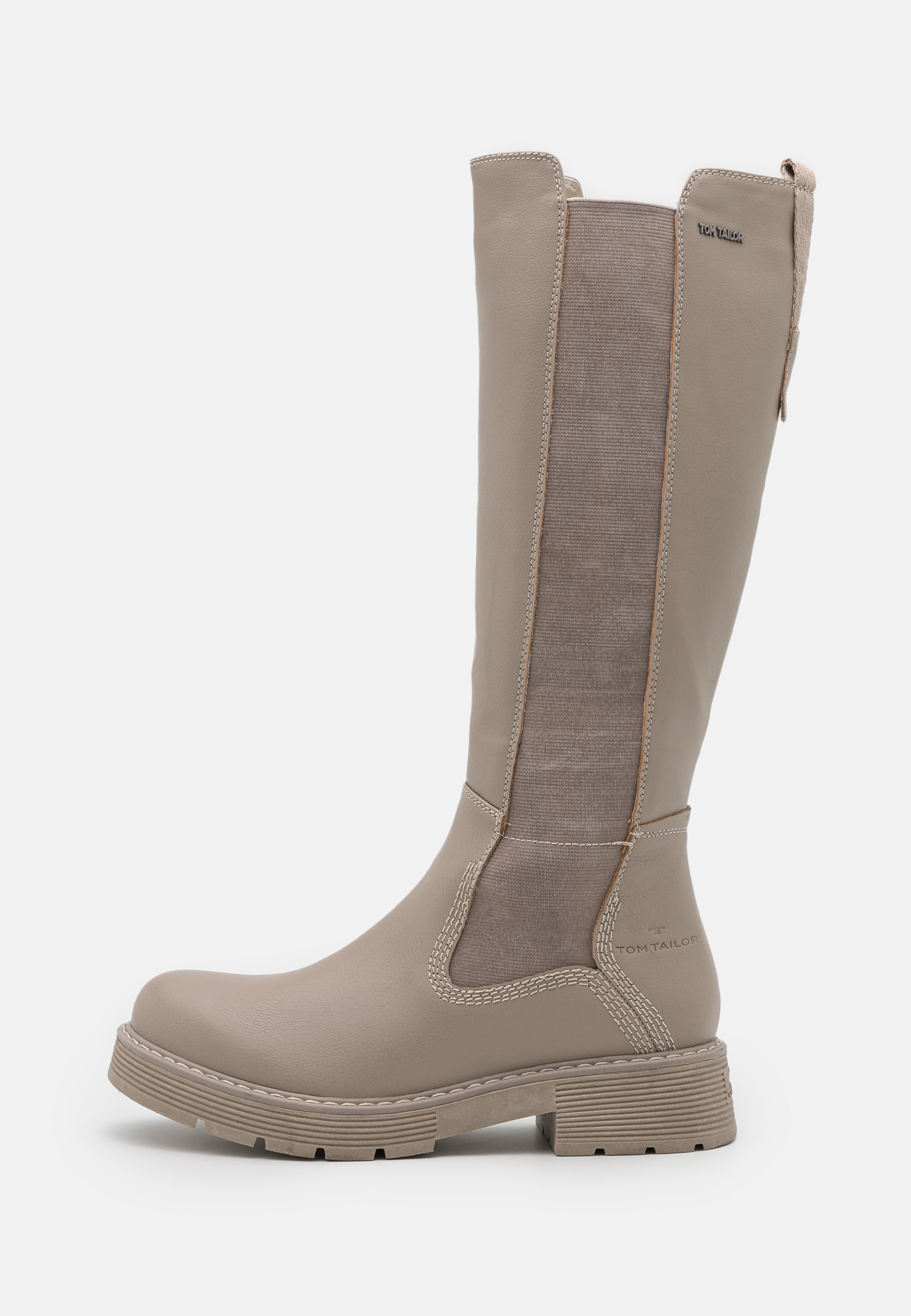 TOM TAILOR Platform boots - ice/beige 