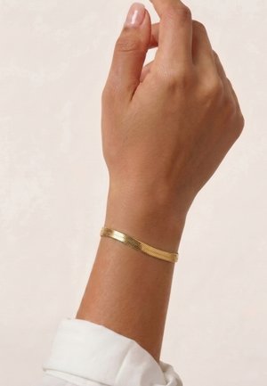 Winther Studio, FLAT SNAKE 5MM - Armband - gold-coloured