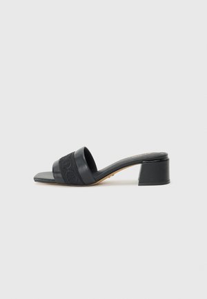 ELBENALDAR - Ciabattine con tacco - black