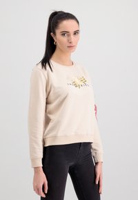 Alpha Industries - Sweater - jet stream white Miniatuurafbeelding 1