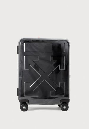 OFF-WHITE, QUOTE ARROW TROLLEY STICKERS UNISEX - Куфар на колелца - transparent