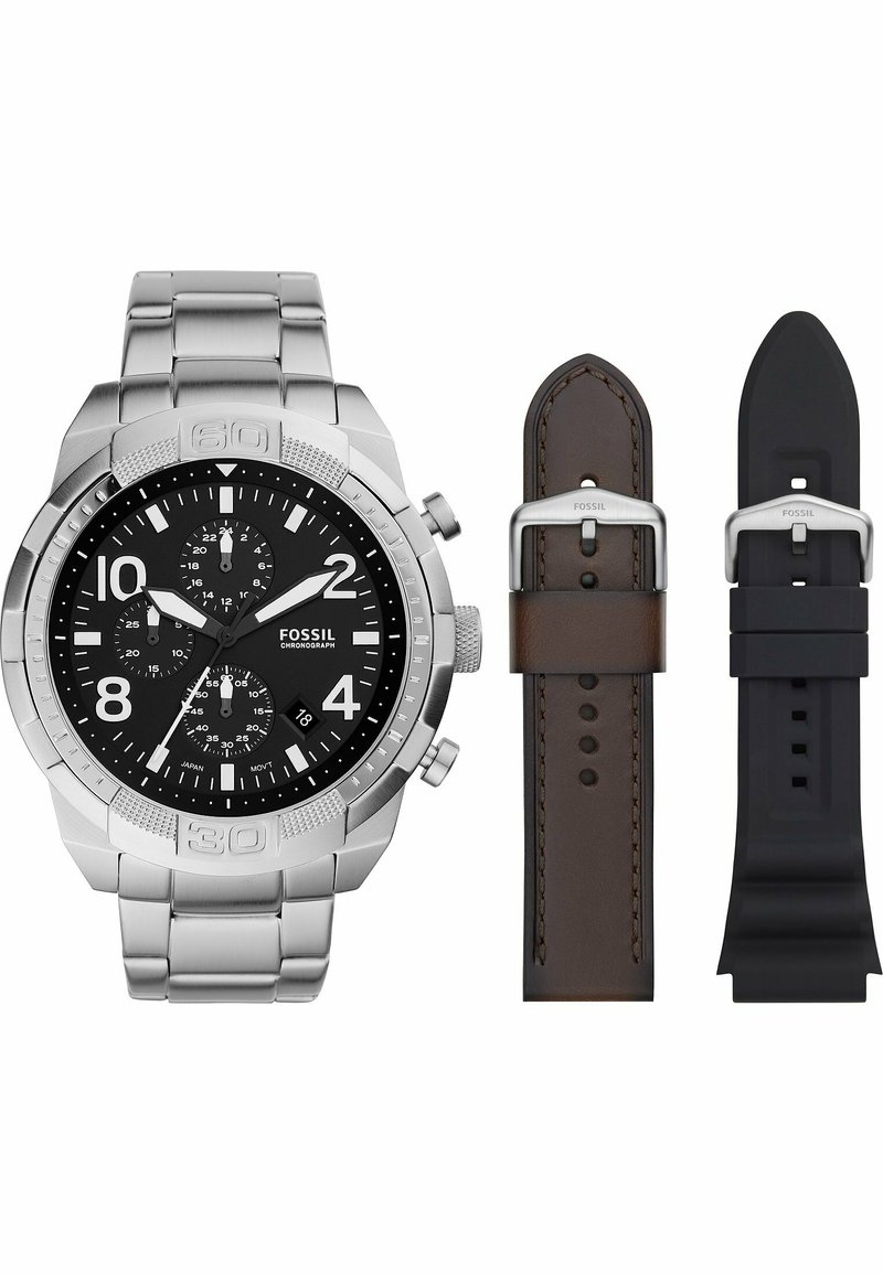 Fossil SET - Chronograph watch - argentée couleur