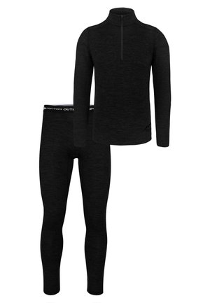 normani Outdoor Sports RWS Merino Skiunterwäsche Thermounterwäsche Funktionsunterwäsche - Undershirt - schwarz