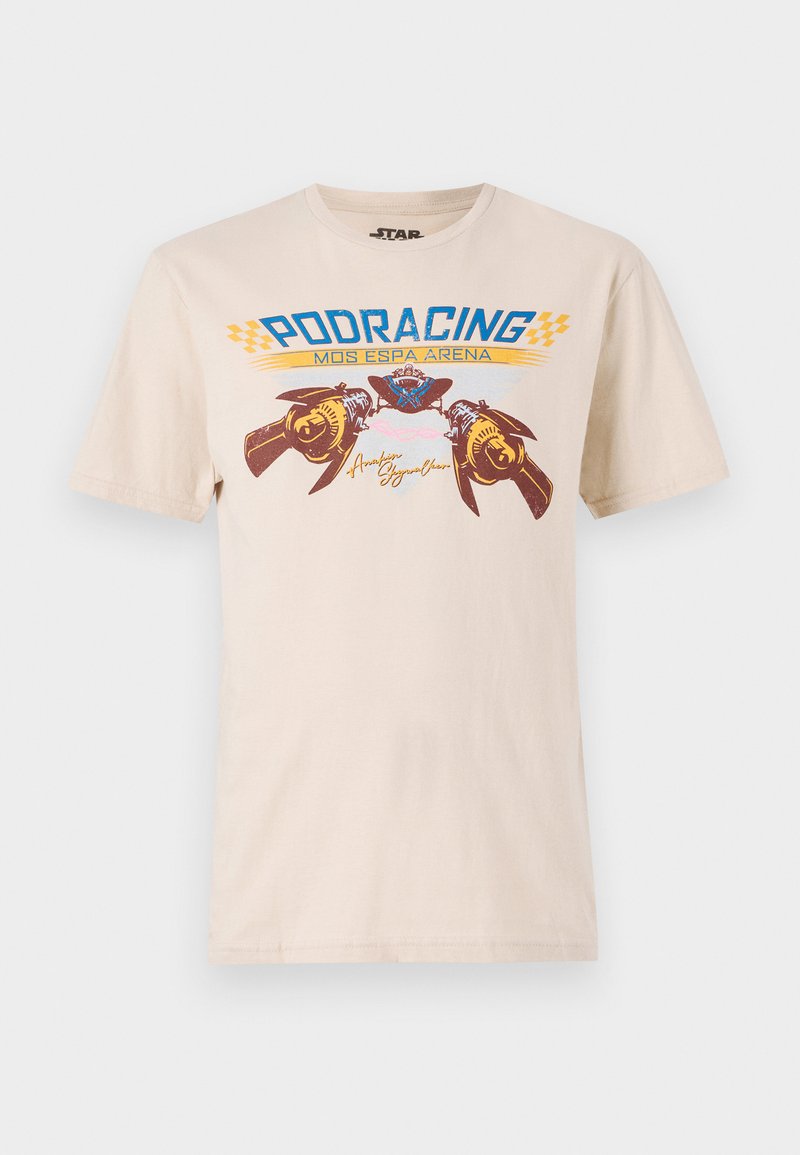 Star Wars T-shirt print zandkleur