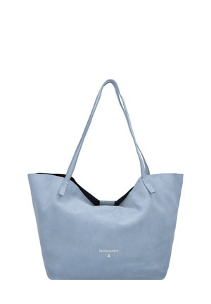Handbag - blue suede