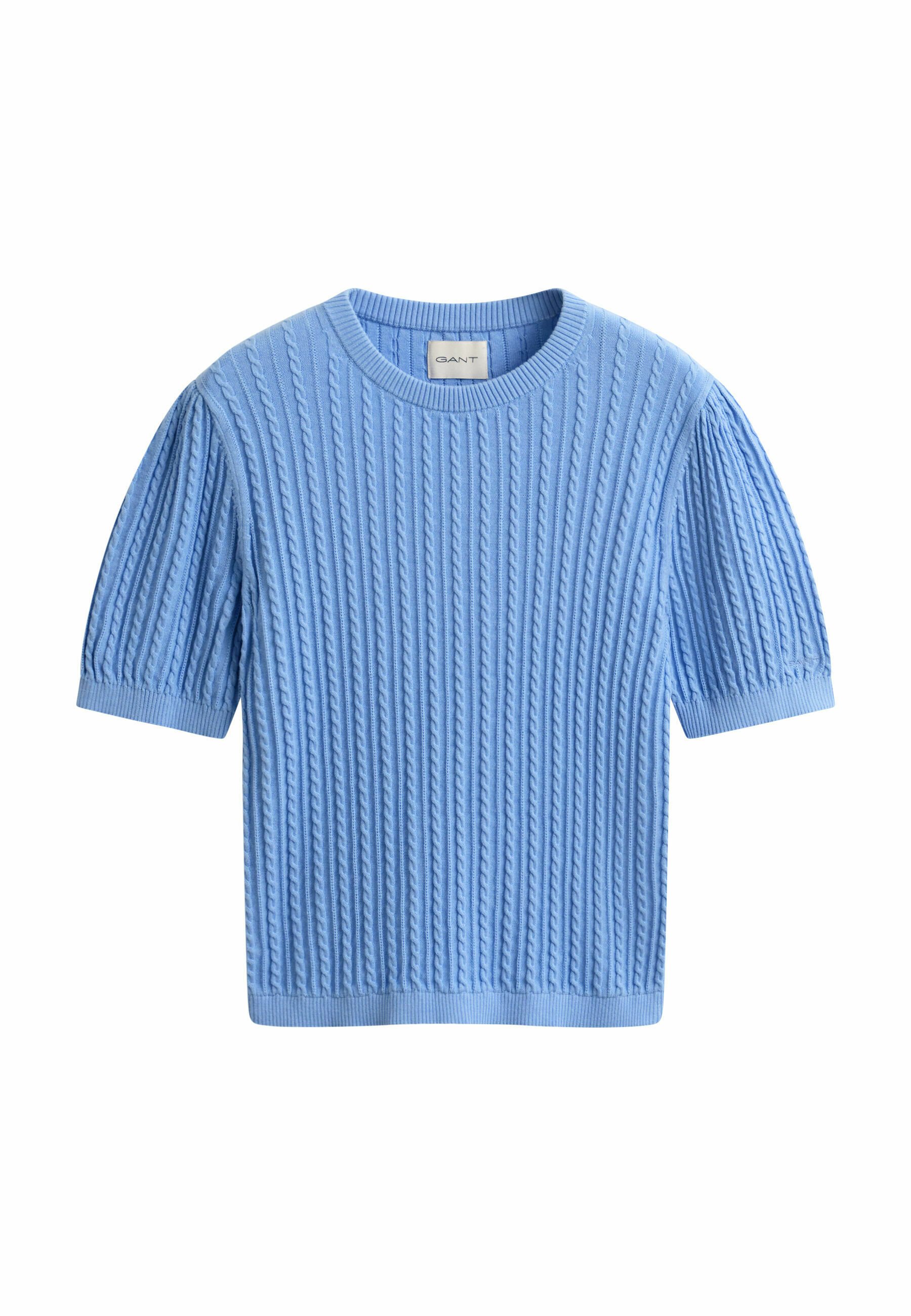 GANT SHORT SLEEVE - Triko s potiskem - hydrangea blue