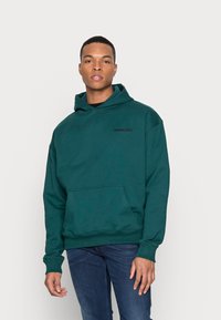 Pegador LOGO OVERSIZED  - Sweatshirt com capuz - pine green