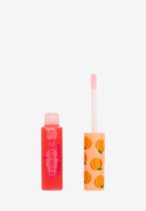 I HEART REVOLUTION TASTY PEACH LIP OIL PEACHY - KEEN - Läppbalsam - pink