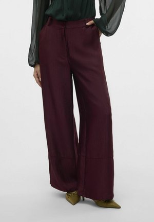 VMRAQUEL HOHE TAILLE  - Trousers - winetasting