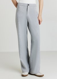 Calliope WIDE - Pantalon classique - grigio medio melange