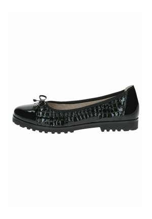 Caprice Klassischer Ballerina - black croco